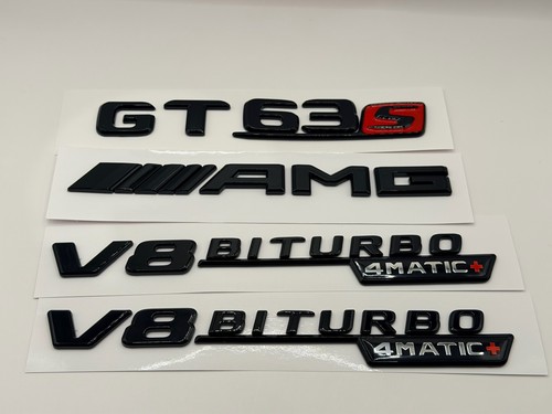 Gt63 amg schriftzug emblem - s,