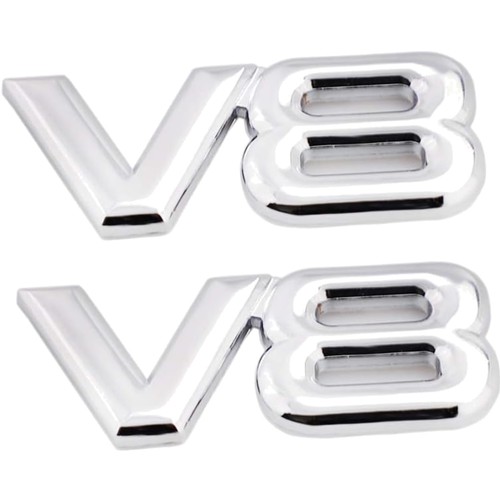 Emblem metall auto - v8,