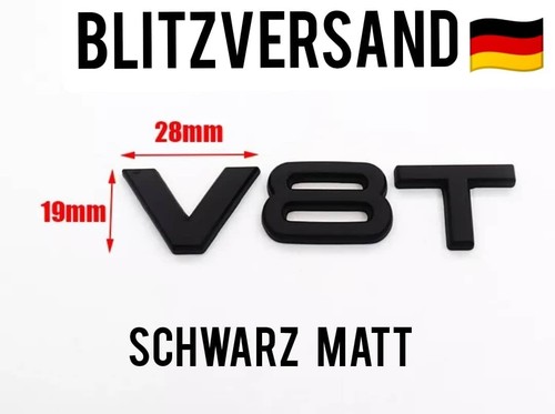 V8t emblem aufkleber - v8t, 3d