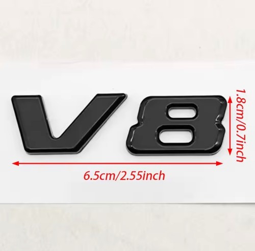 Emblem schriftzug - 2x, v8
