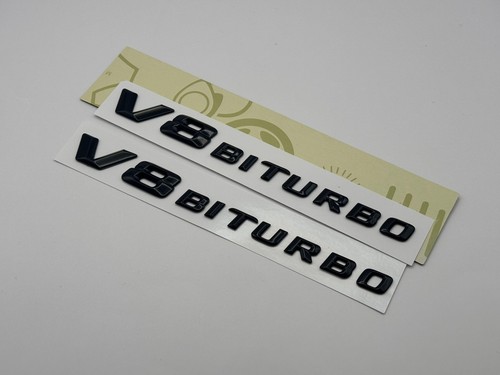 Biturbo emblem schwarz - 2, v8