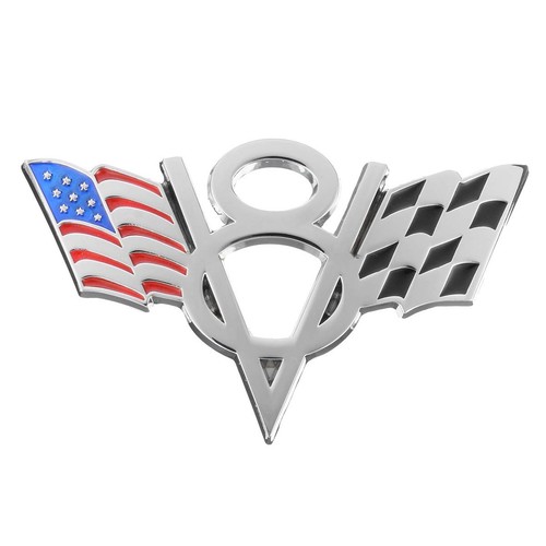 Metall amerikanische flagge - v8,