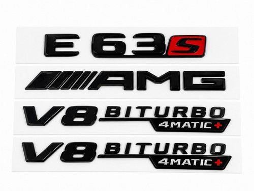 E63s amg schriftzug emblem - amg, set
